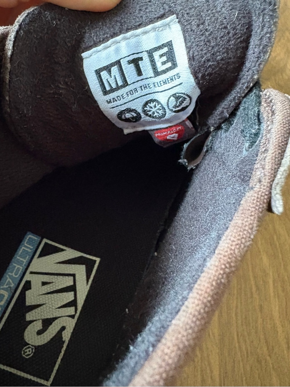 Vans Men's High-Top Suede Sneakers - Brown & Black - Picture 5 of 5